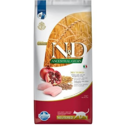 ND Düşük Tahıllı Tavuklu ve Narlı Kısırlaştırılmış Kedi Maması 10 Kg