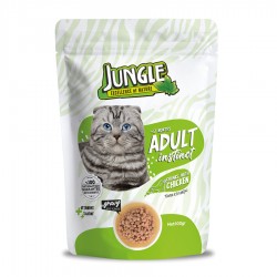 Jungle Pouch Adult Tavuklu Yaş Yetişkin Kedi Maması 100 Gr