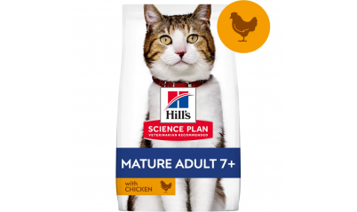 Hill's SCIENCE PLAN Tavuklu +7 Yaşlı Kedi Maması 1.5 Kg