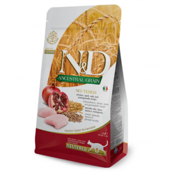 ND Düşük Tahıllı Tavuklu ve Narlı Kısırlaştırılmış Kedi Maması 1.5 Kg